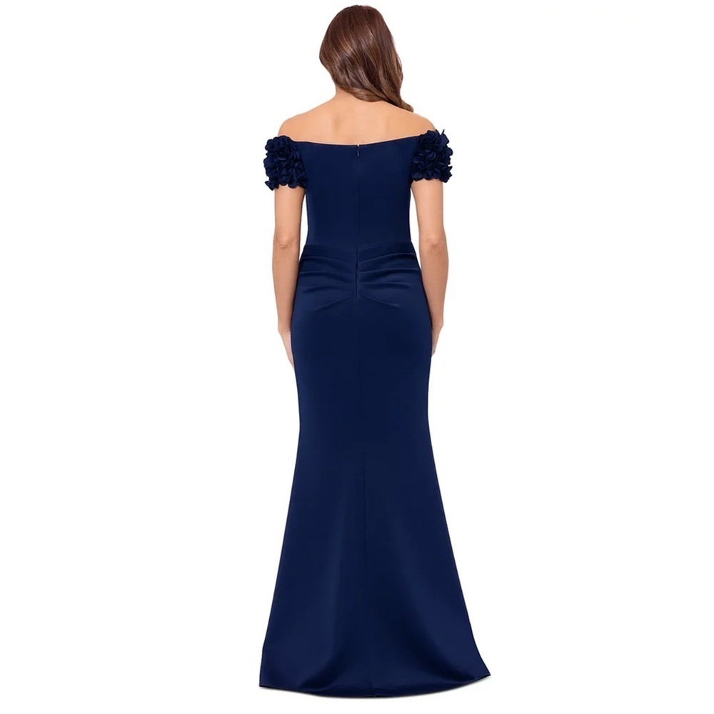 NWT XScape Off-the-shoulder Evening Gown - Picture 3 of 4